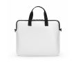 Sacoche impression intégrale pour PC portable en néoprène amortissant couleur blanc