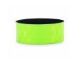 Bracelet réfléchissant impression intégrale avec surface quadrillée couleur vert fluorescent