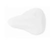 Housse de selle de vélo impression intégrale avec bande élastique couleur blanc
