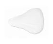 Housse de selle de vélo impression intégrale avec bord réfléchissant couleur blanc