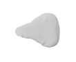 Housse de selle de vélo impression intégrale imperméable couleur gris clair