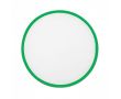 Frisbee pliable impression intégrale avec bord coloré 100 % couleur vert