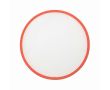 Frisbee pliable impression intégrale avec bord coloré 100 % couleur grenat