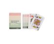 Jeu de 54 mini cartes impression intégrale avec finition mate couleur blanc