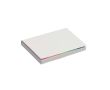 Bloc flexible avec notes adhésives et marqueurs impression intégrale couleur blanc