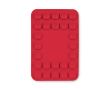 Housse adhésive pour téléphone impression intégrale avec 26 ventouses couleur rouge