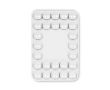 Housse adhésive pour téléphone impression intégrale avec 26 ventouses couleur blanc