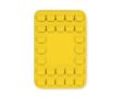 Housse adhésive pour téléphone impression intégrale avec 26 ventouses couleur jaune