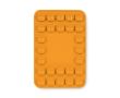 Housse adhésive pour téléphone impression intégrale avec 26 ventouses couleur orange
