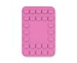 Housse adhésive pour téléphone impression intégrale avec 26 ventouses couleur rose fluorescent