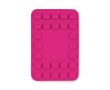 Housse adhésive pour téléphone impression intégrale avec 26 ventouses couleur fuchsia