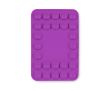 Housse adhésive pour téléphone impression intégrale avec 26 ventouses couleur mauve