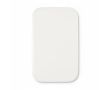 Badge rectangulaire sur mesure avec épingle de sûreté couleur blanc