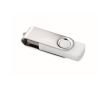 Clé USB impression intégrale avec coque ABS Techmate couleur blanc
