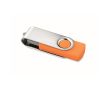 Clé USB impression intégrale avec coque ABS Techmate couleur orange