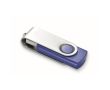 Clé USB impression intégrale avec coque ABS Techmate couleur bleu roi