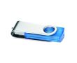 Clé USB colorée transparente impression intégrale couleur bleu transparent
