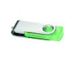 Clé USB colorée transparente impression intégrale couleur vert transparent