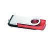 Clé USB colorée transparente impression intégrale couleur rouge transparent