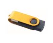 Clé USB impression intégrale avec coque pivotante en métal Techmate couleur doré
