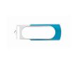 Clé USB colorée impression intégrale avec boîtier couleur turquoise