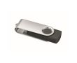 Clé USB classique pivotante impression intégrale de plusieurs couleurs couleur noir
