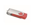 Clé USB classique pivotante impression intégrale de plusieurs couleurs couleur rouge
