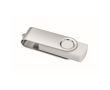 Clé USB classique pivotante impression intégrale de plusieurs couleurs couleur blanc