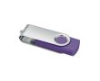 Clé USB classique pivotante impression intégrale de plusieurs couleurs couleur violet
