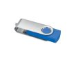 Clé USB classique pivotante impression intégrale de plusieurs couleurs couleur bleu roi