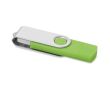 Clé USB colorée impression intégrale avec connexion Type C couleur vert lime transparent