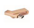 Clé USB impression intégrale fabriquée entièrement en bois couleur naturel
