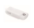 Clé USB impression intégrale, boîtier pivotant en plastique recyclé couleur blanc
