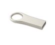Petite clé USB en zinc impression intégrale avec détail rond couleur argenté