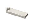 Petite clé USB en zinc impression intégrale avec détail rectangulaire couleur argenté