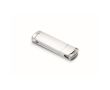 Clé USB impression intégrale satinée et détails transparents couleur argenté