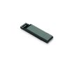 Clé USB plate impression intégrale avec capuchon de protection assorti couleur noir
