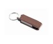 Clé USB impression intégrale avec housse en cuir et fermoir magnétique couleur marron