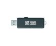 Clé USB impression intégrale avec boîtier à marquage lumineux couleur blanc