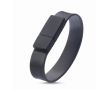 Bracelet USB compact en silicone impression intégrale couleur noir