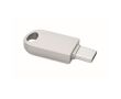 Clé USB Type C avec impression intégrale de petite taille en zinc couleur argenté
