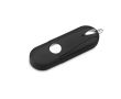 Clé USB impression intégrale avec finition gomme et bords arrondis couleur noir
