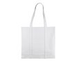 Sac grand format en coton recyclé avec poignées longues 360 g/m2 couleur naturel