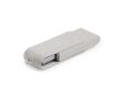 Clé USB écologique pivotante impression intégrale en fibre de blé couleur blanc