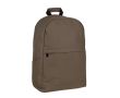 Sac à dos classique pour PC en coton avec poches latérales 15” couleur marron