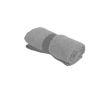 Serviette de sport en polyester et polyamide avec élastique couleur gris
