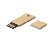 Clé USB rectangulaire en carton recyclé impression intégrale couleur naturel