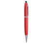 Stylo USB impression intégrale avec pointeur tactile encre noire couleur rouge