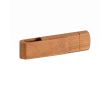 Clé USB pivotante en bois impression intégrale avec USB Type C couleur bois foncé