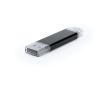 Clé USB impression intégrale en aluminium avec Micro USB et Type C couleur noir